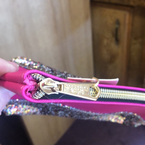 Trina Turk New Pink Glittery Trina Turk Sparkly Cosmetic Bag - Picture 14 of 14